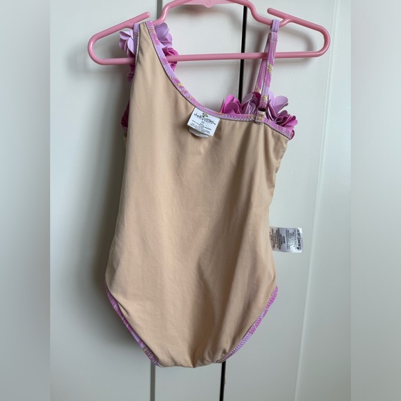 Little Girls Shade Critters Lavender One Piece Swimsuit - Picture 4 of 5